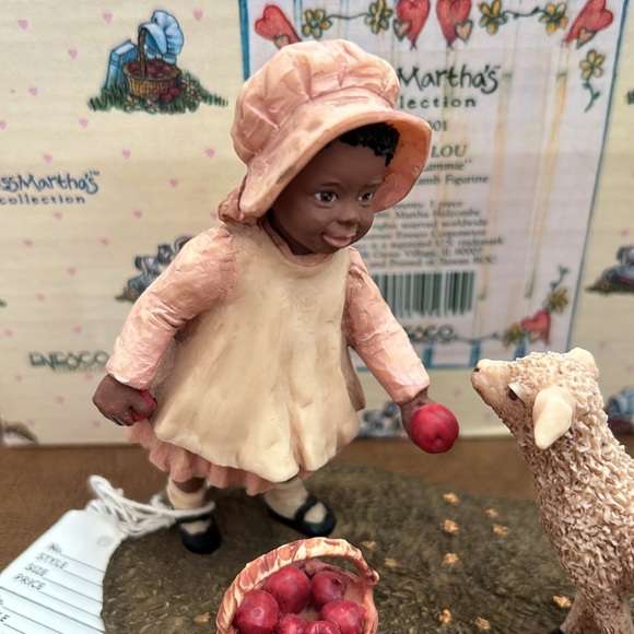 NWT ENESCO 1991 Miss Martha's Collection, Sara Lou, “Here Lammie" 443301 - Picture 4 of 12